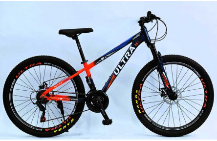 Велосипед Спортивний Corso «ULTRA» 26" дюймів UT-20545 (1) рама алюмінієва 13’’, обладнання Shimano 21 швидкість, зібран на 75
