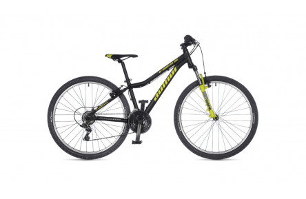 Велосипед AUTHOR (2023) A-Matrix 26", рама 13,5", колір-чорний // салатовий