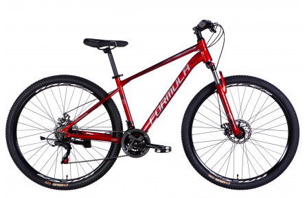 Велосипед AL 29" Formula MOTION DD FR рама-17" червоний з сірим 2026