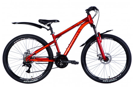 Велосипед 26" Discovery TREK AM DD 2024 (красный)