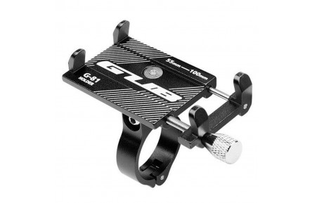 Держатель для смартфона 3 5-6 2" AL с креплением на руль GUB G-81 черный