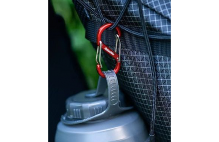 Карабин многофункциональный Naturehike S-type NH20GS004, 4 см, красный
