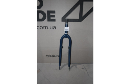 Вилка 26" ST 1-1/8" різьб. шток-158мм синій (м) (YS 7102 60% matt) Dorozhnik LUX 2022 (пошкодження ЛКП)