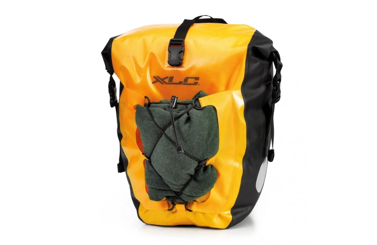 Комплект водонепроницаемых сумок XLC (2 шт), 21x18x46см, желтый