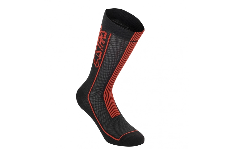 Носки Alpinestars SUMMER SOCKS 22 BLK BRIGHT RED, M