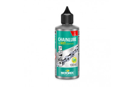 Смазка для цепи MOTOREX CHAINLUBE FOR WET CONDITIONS для влажных условий, 100 мл