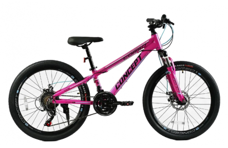 Велосипед Corso Concept CP-24624 24" 11" пурпурний