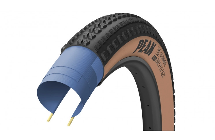 Покришка 29x2.4 (61-622) GoodYear PEAK Ultimate Tubeless Complete, Blk/Tan