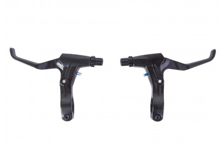 Ручки тормозные AL NUTT L-101D под 2 пальца (черн.)