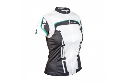 Футболка жіноча Author Lady Sport 15A, розмір L, біло/ зелено чорна