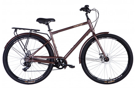 Велосипед Dorozhnik COMFORT MALE DD FR ST 28" 20" коричневий 2025