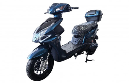 Электрический мопед Corso SpeedFire SF-311820 (2500Вт литий-железо-фосфатный 72В 30Ач) 12" сине-черный