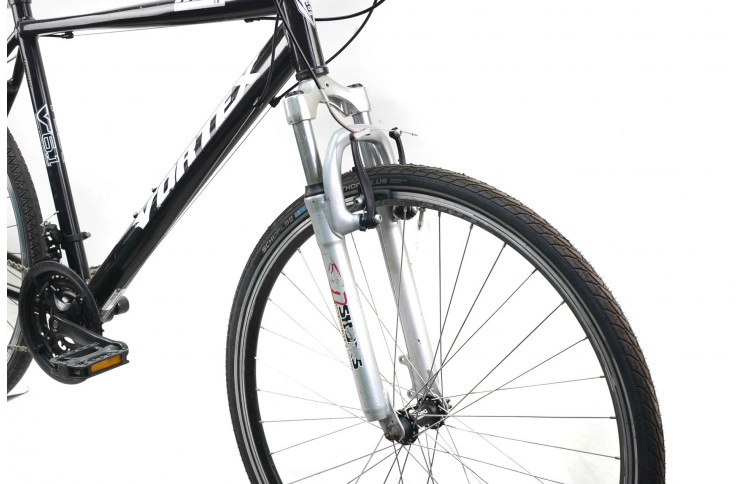 Гибридный велосипед Vortex Hill 300 28" M черный Б/У