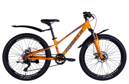 Велосипед AL 24" Formula ACID DD FR рама-11" оранжево-синий 2025