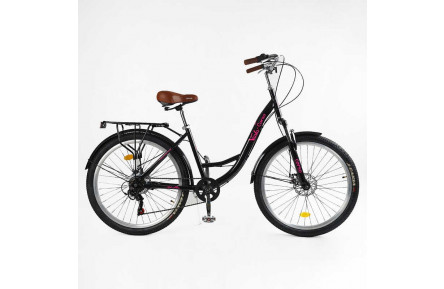 Велоcипед міський Corso Viola 26" VL-26633 сталь  17"