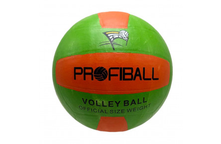 М'яч волейбольний "Profiball" VA 0016(Orange-Green) розмір №5