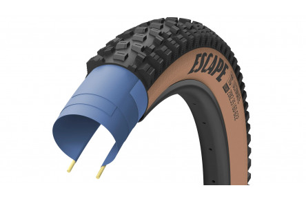 Покришка 29x2.35 (60-622) GoodYear ESCAPE tubeless complete, folding, black/tan, 120tpi