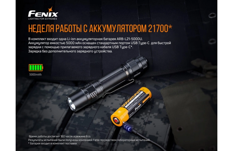 Ліхтар ручний Fenix PD36TAC