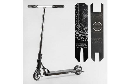 Самокат трюковий PL-81855 Best Scooter "Portal" HIC-система, ПЕГИ, алюміній, колеса PU, 120мм, кермо 58 см