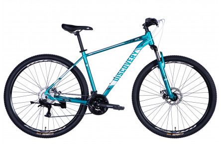 Велосипед Discovery BASTION DD CS AL 29" 19" бірюзовий 2025