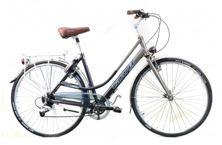 Гібридний велосипед Giant Freerider 28" M сріблясто-бордовий Б/В