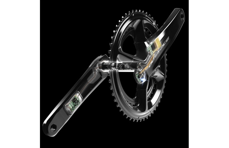 Шатуны Shimano FC-R9200-P Dura-Ace Hollowtech II 175мм 54Х40, с измерителем мощности