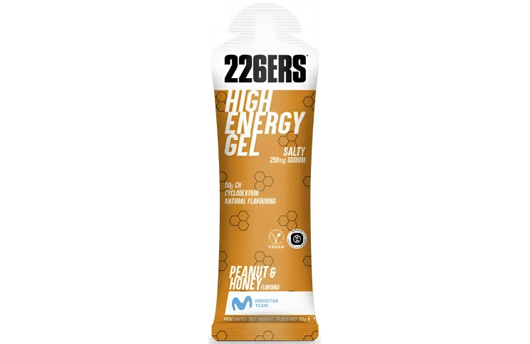 Энергетический гель 226ERS High Energy соленая Карамель Мед 76г