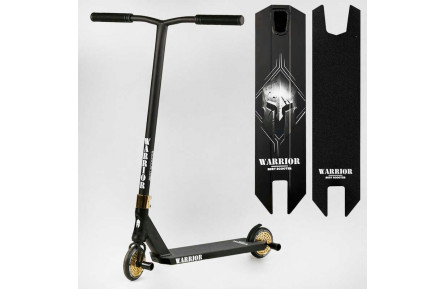 Самокат трюковый Т-50615 Best Scooter "Warrior", HIC-система, ПЕГИ, алюминий, колеса PU, 120 мм, руль 58 см