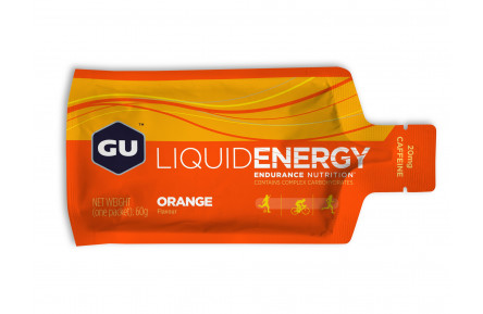 Энергетический гель жидкий GU Liquid Energy Orange, 60 г (20 мг кофеина)