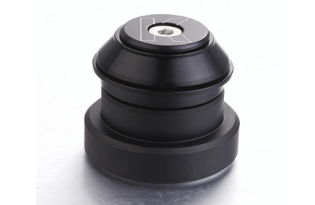 Рульова колонка 1-1/8" п/інтегр. Kenli KL-В240 на пром. підшипн.з перехідником на 1,5" шток вилки (чорний)