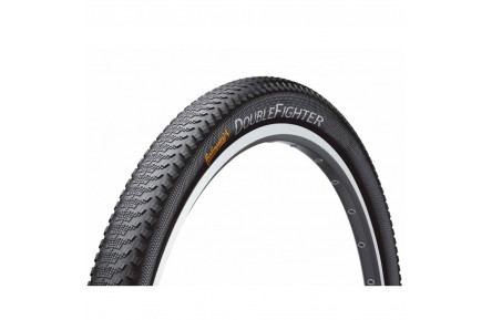 Покришка Continental Double Fighter III, 27.5"x2.0, 50-584, чорна, не доладна, світловідбивна, Sport, 845гр.