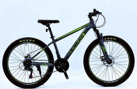 Велосипед Спортивний Corso 26" дюймів «ENERGY» EN-26182 (1) рама сталева 15’’, обладнання Shimano 21 швидкість, зібран на 75