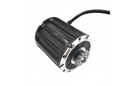 Мотор редукторный 72B 2000Вт.H 480мм усилен. BLDC QS120 под 428 цепь