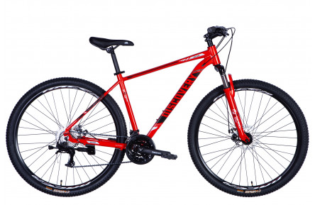 Велосипед Discovery BASTION DD CS AL 29" 19" красно-черный 2025