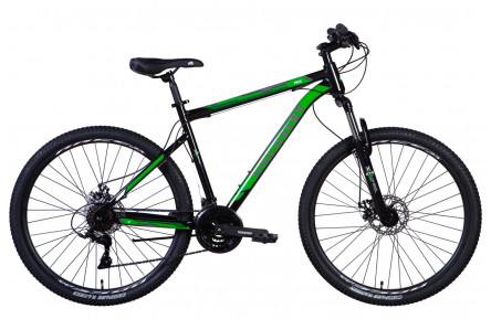 Велосипед 27.5" Discovery TREK 2024 (чорно-зелений)