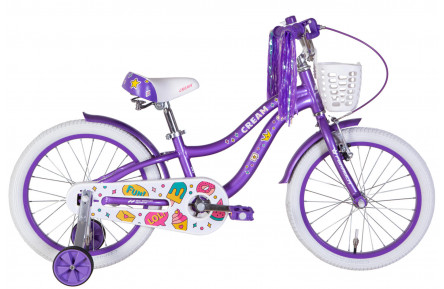 Велосипед AL 18" Formula Kid CREAM BH рама-9" фіолетовий 2026