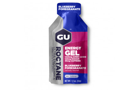 Енергетичний гель GU Energy ROCTANE Ultra Endurance Blueberry Pomegranate, 32 г (35 мг кофеїну)