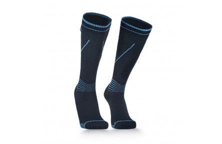 Водонепроникні шкарпетки Dexshell Longlite Socks 2.0, блакитні полоски, розмір XL (47-49)