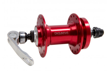 Втулка передня AL 32H під диск SHUNFENG SF-A217F червоний пром. підшипні. з ексцентром.