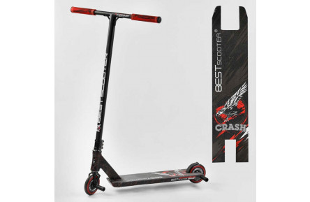 Самокат трюковый 67839 Best Scooter "CRASH" HIC-система, ПЕГИ, алюминий, колеса 110 мм PU, руль - 57 см