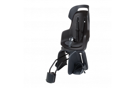 Детское велокресло Bobike GO Frames RS Reclining System - rear bicycle seat for frame Urban Black