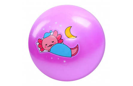 М'яч дитячий "Аксолотль" MS 3736(Violet) 9 дюймів, 60 грам