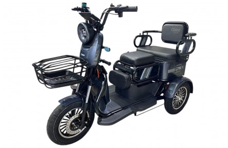 Електричний трицикл Corso PROTEX (1000Вт, 72В, 23 Аг) 10" фіолетовий