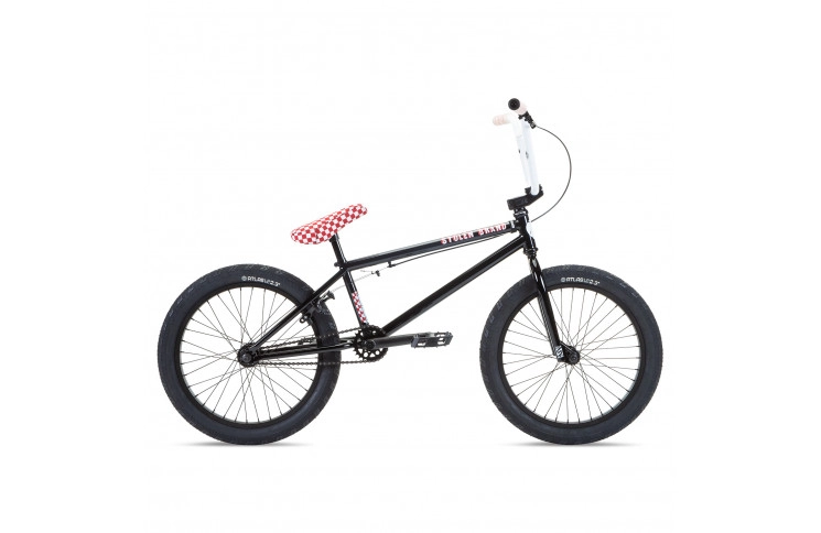 Новый BMX велосипед Stolen Stereo 2022, 20.75", черный (розовый)