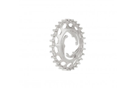 Задня зірка Gates Carbon Drive CDX Shimano Di2 з нержавіючої сталі 28T, срібна