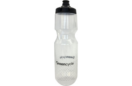 Фляга 1,0 Green Cycle GBT-520 с увеличенным клапаном, прозрачная