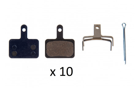 Гальмівні колодки дискові ONRIDE Core B01 для Shimano, Tektro, напівметал, ОЕМ 10 пар