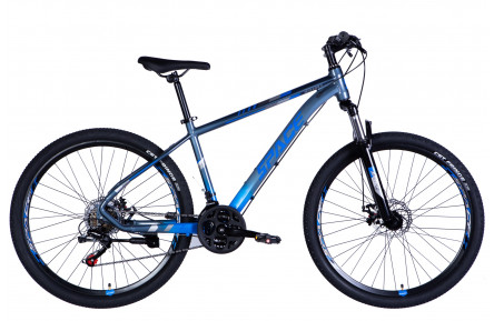 Велосипед AL 27.5" SPACE MERCURY DD FR 17" сіро-синій 2025