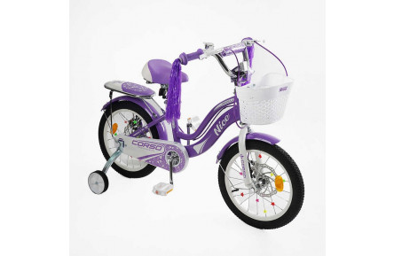 Велосипед 2-х колісний 16" "Corso Nice" NC-16014 сталь, дод. колеса