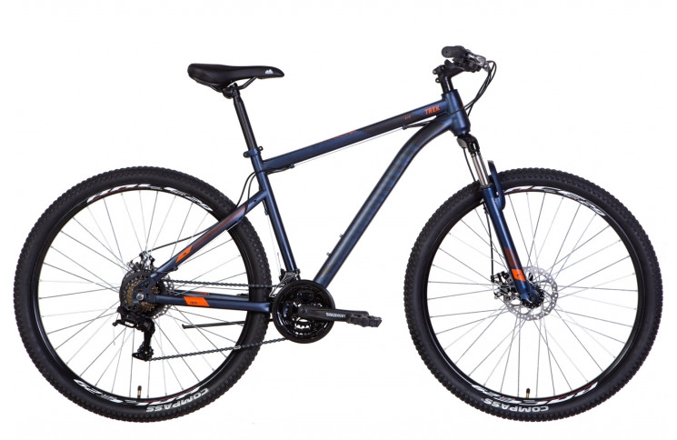 Велосипед 29" Discovery TREK AM DD 2022 (сине-черный (м))